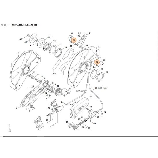 STIHL  Okrągły pierścień uszczelniający 6x1,5 9645 948 0340